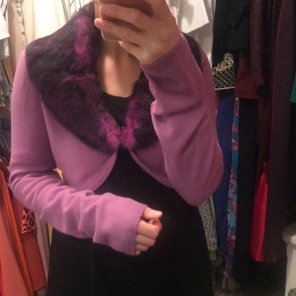 Rampage cropped sweater Purple size M - Picture 2 of 14
